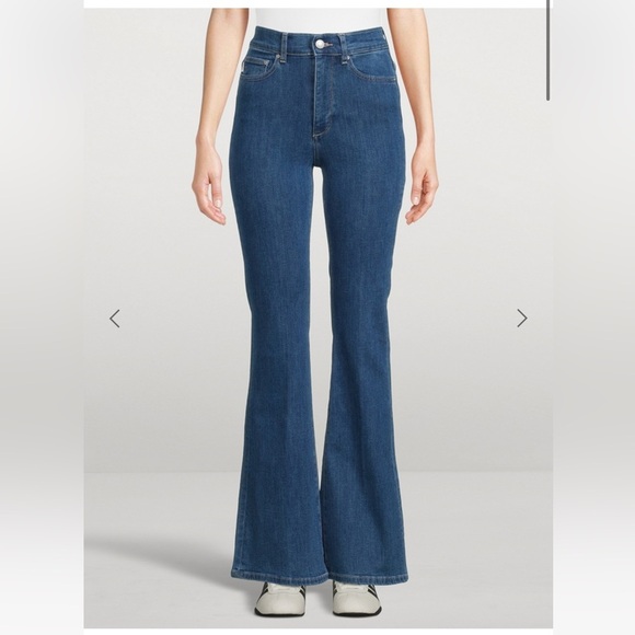 NWOT Dl1961 Bridget high-rise bootcut jeans blue water denim 70s sustainable - Picture 3 of 12